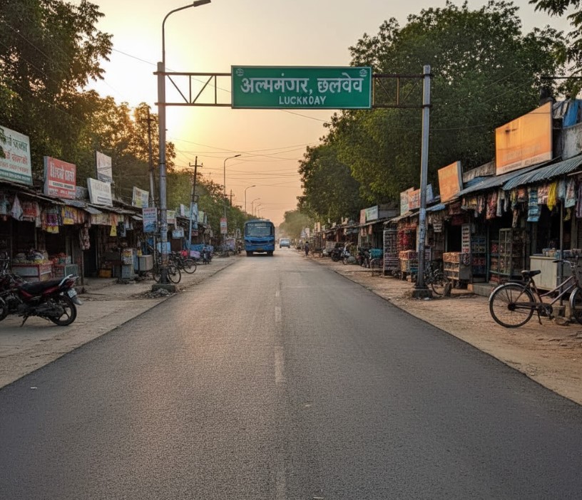 Road Damage Fixed in Lucknow
